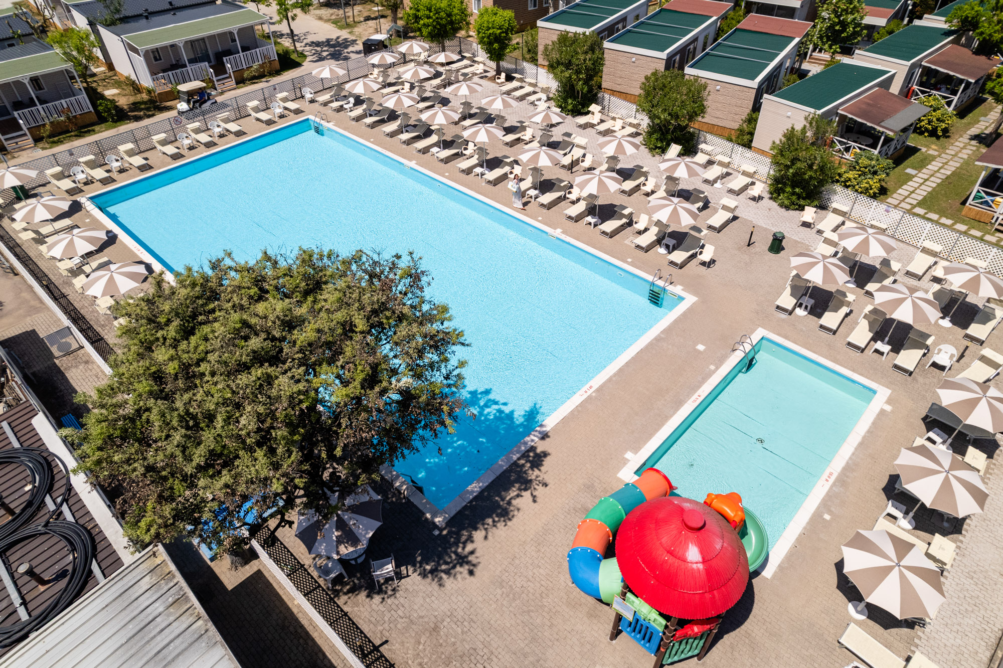 Swimming pool opening season