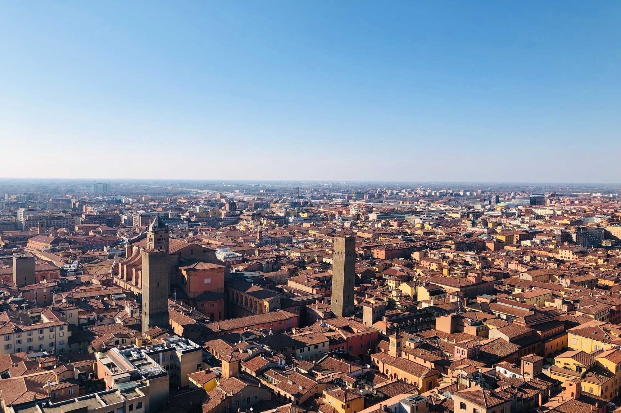 Ein Blick auf Bologna