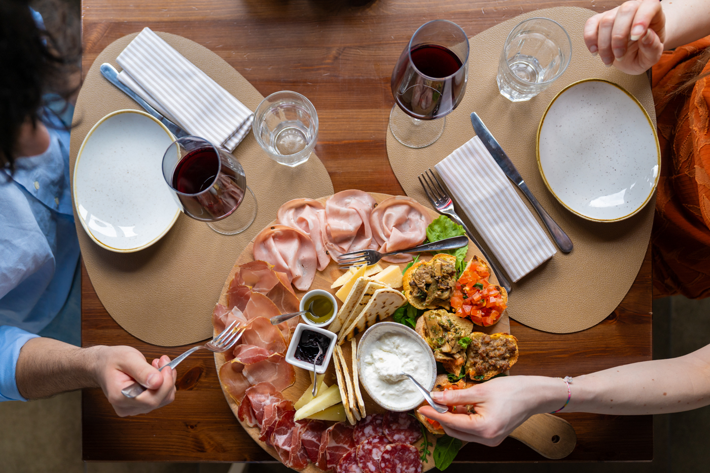 Dinner following tradition