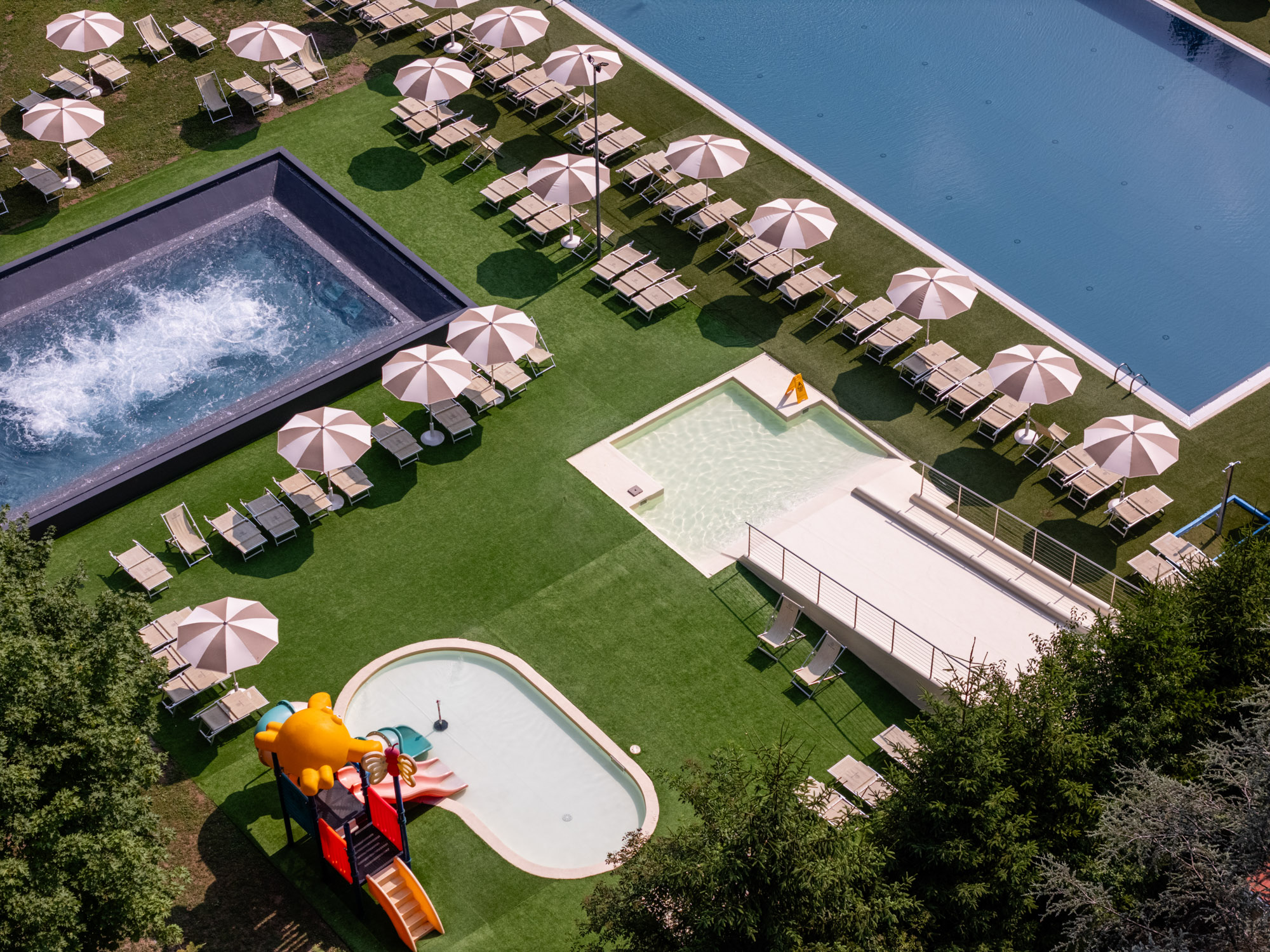 Pool opening