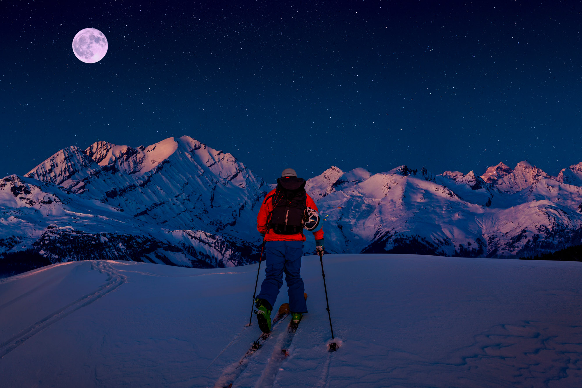 Sciare anche di notte: Alpe Cermis