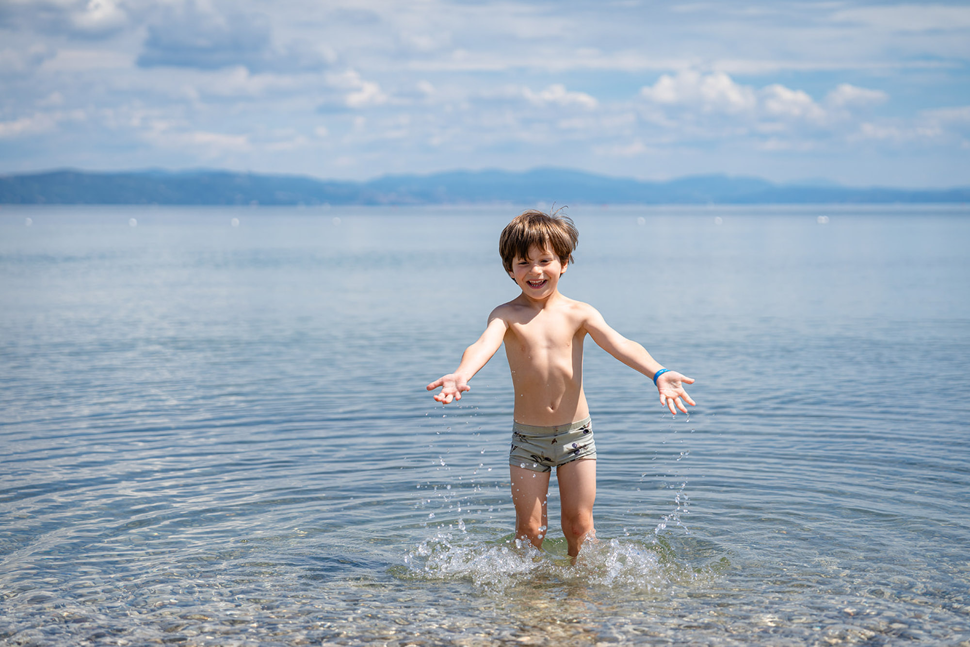 Una spiaggia decisamente adatta ai bambini