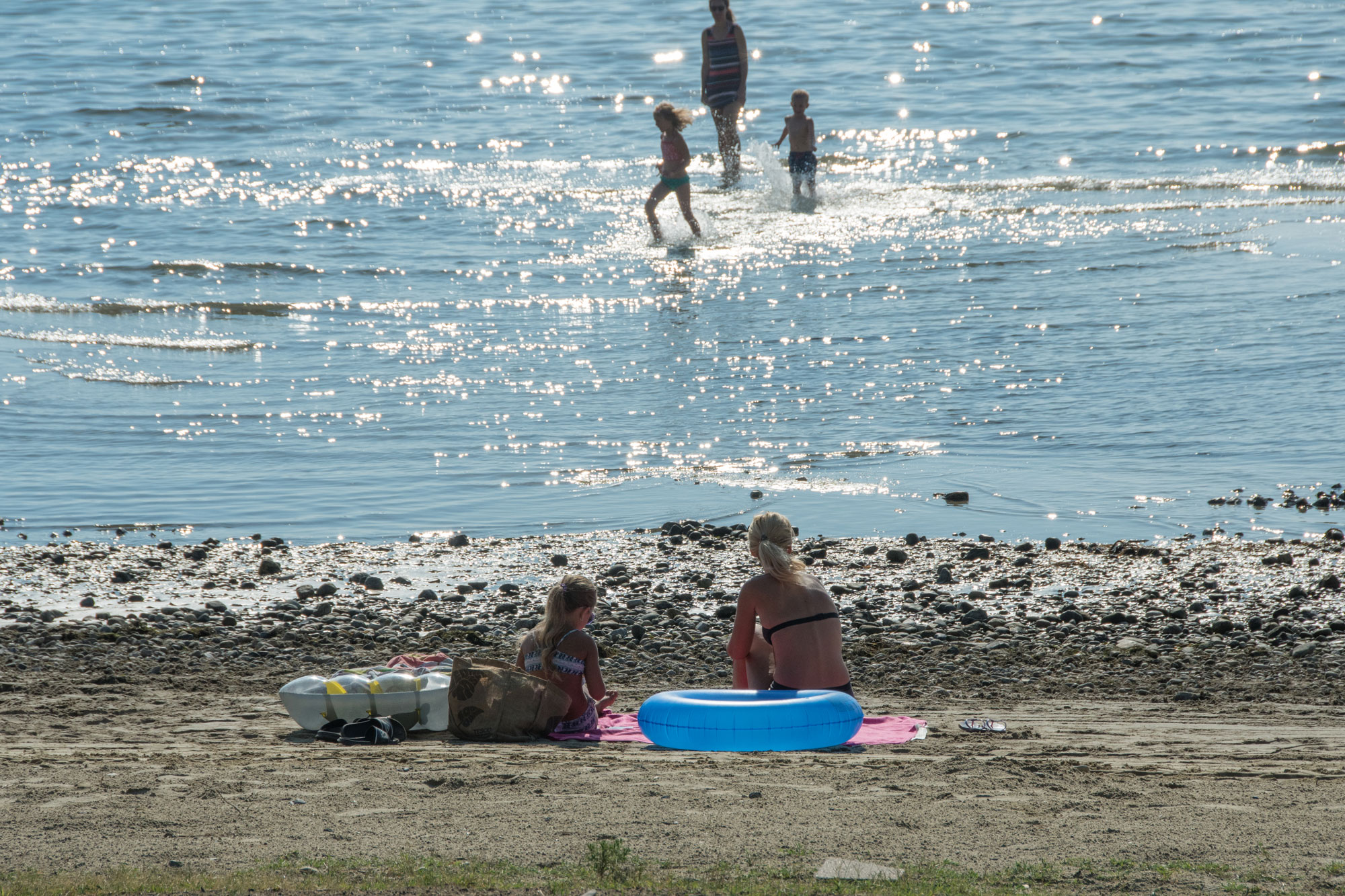 Una spiaggia decisamente adatta ai bambini