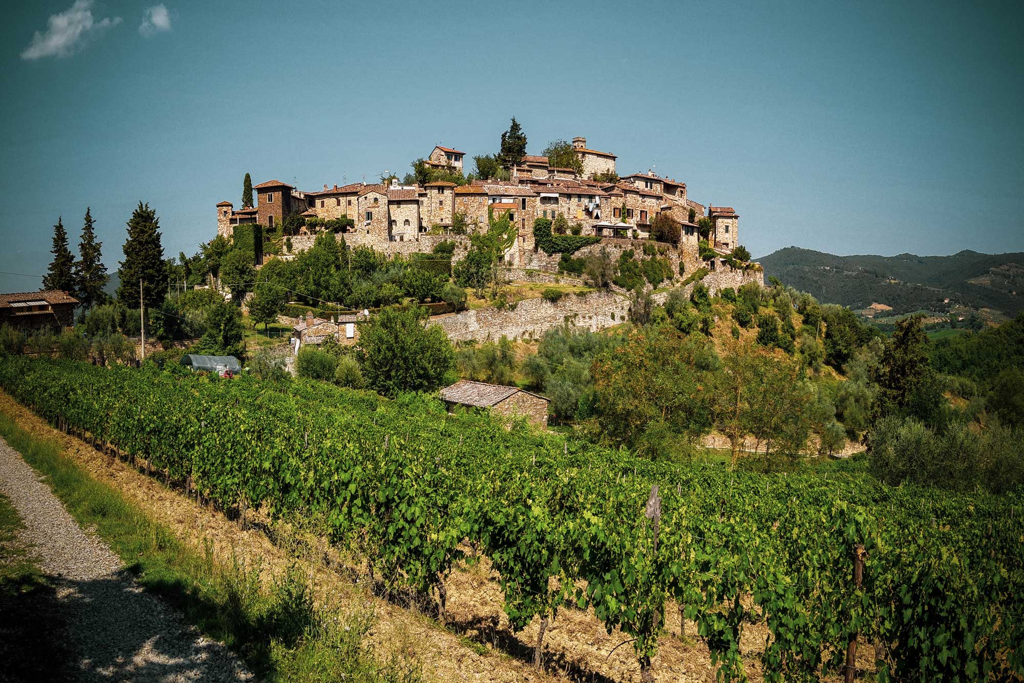 La bonne cuisine, les vins et la nature du Chianti