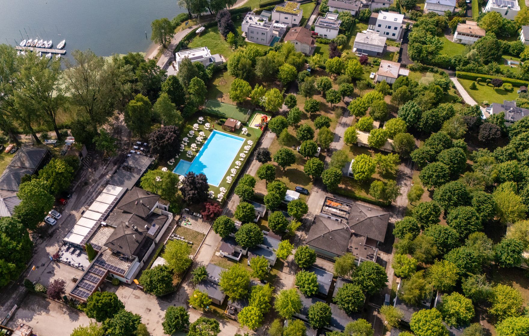 Da qui puoi vedere il lago